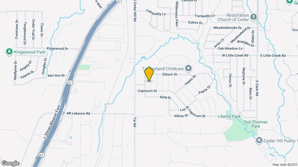 1221 Cathey St Map and Location Details