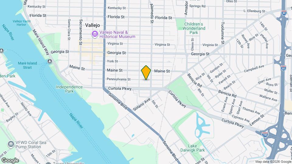 729 Pennsylvania St Map and Location Details