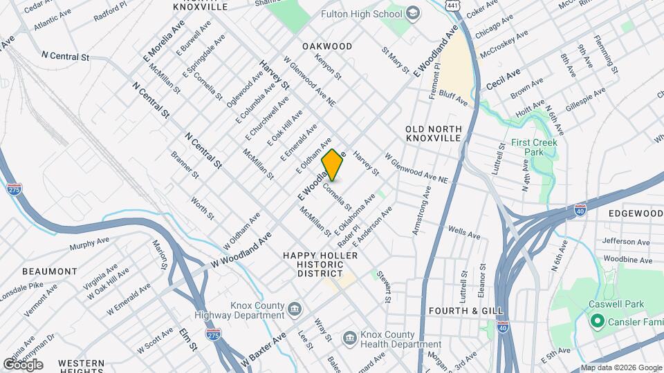 1418 Cornelia Street - Apt. #2, Unit 1 Map and Location Details