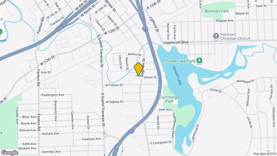 2500 S Saginaw St, Unit Apt. #3 Map and Location Details