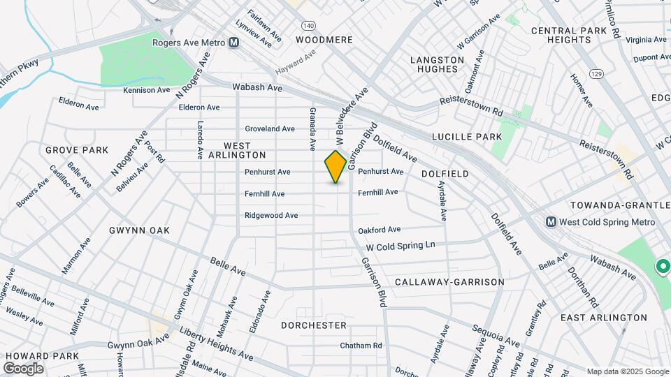 4002 Fernhill Ave Map and Location Details