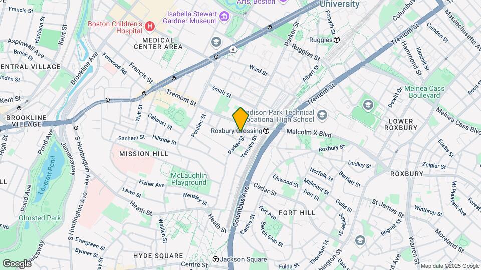731 Parker St, Unit 2 Map and Location Details