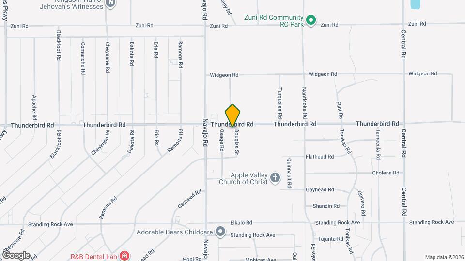21825 Thunderbird Rd Mapa y Detalles de la Ubicación