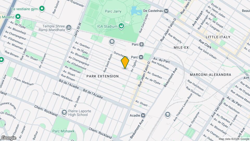 7448 De L'épée Av Map and Location Details