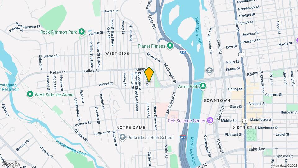 429 Cartier St Map and Location Details