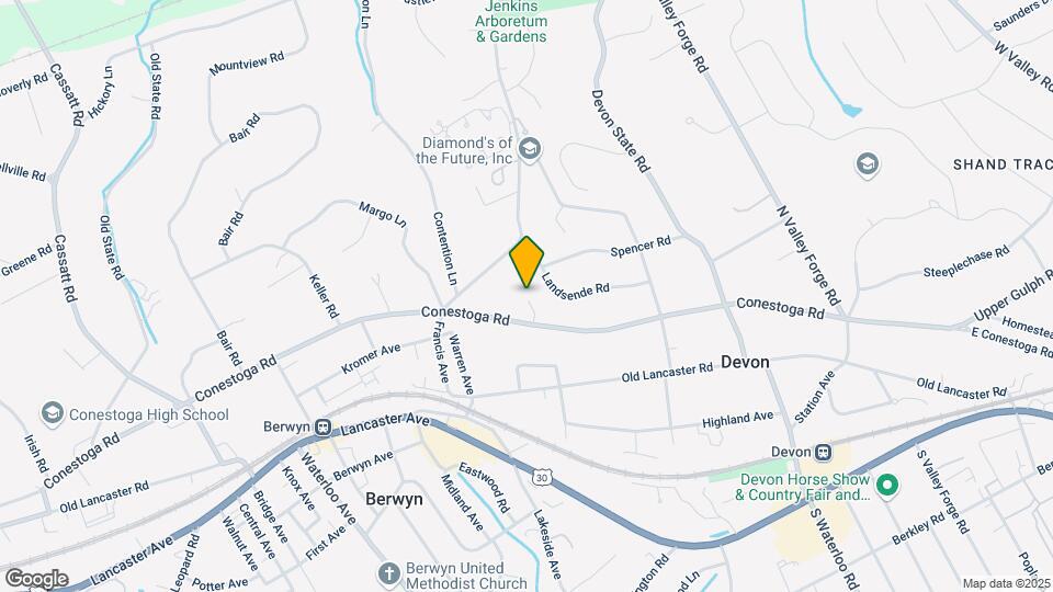 411 Conestoga Rd-Unit -14 Map and Location Details