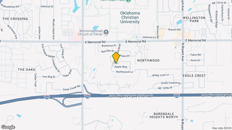 2325 Apple Way Map and Location Details