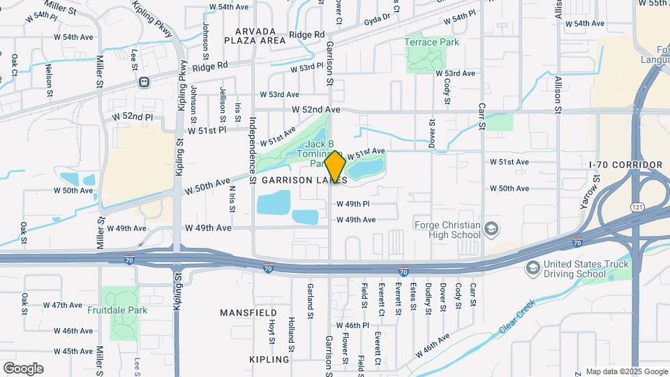 9168 W 50th Ln Map and Location Details