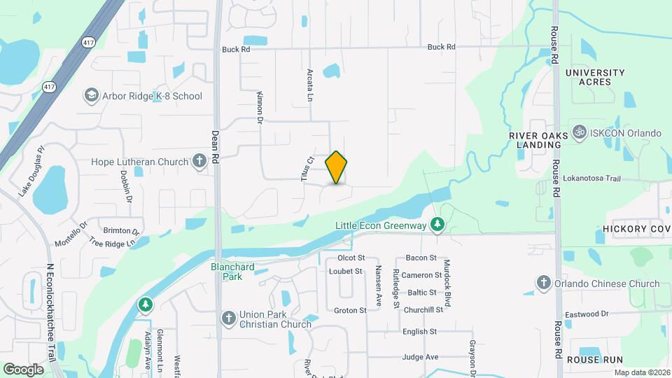 10376 Riva Ridge Trail Map and Location Details