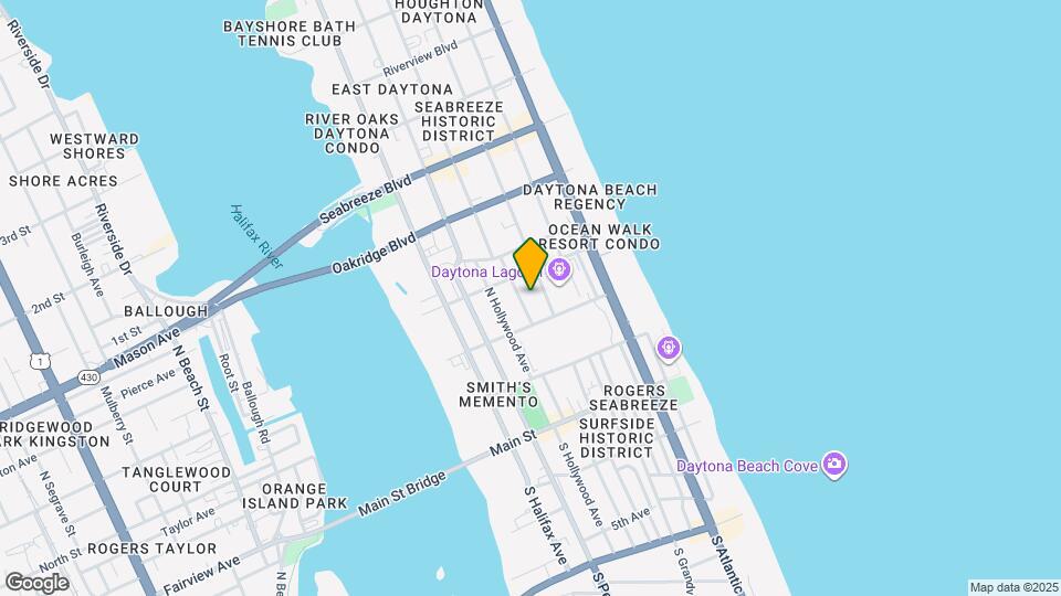 222 N Oleander Ave Map and Location Details