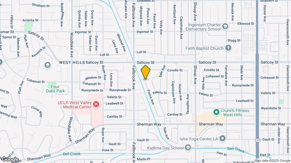 7452 Ponce Ave Map and Location Details