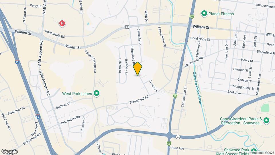 335 Edgewood Rd Map and Location Details