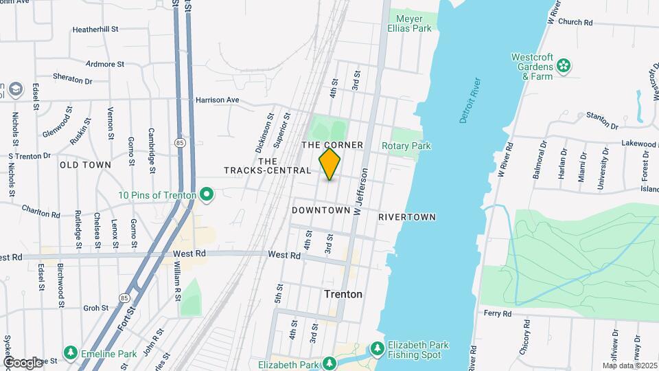 2536 3rd St, Unit UpperFlat Map and Location Details