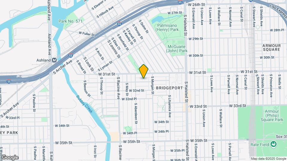 1032 W 31st Pl Map and Location Details