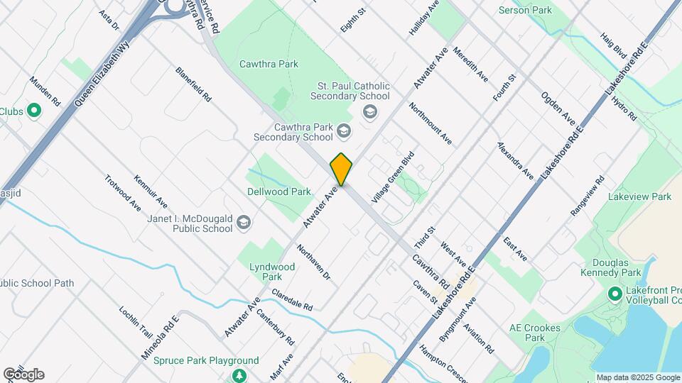 1238-1238 Cawthra Rd Map and Location Details