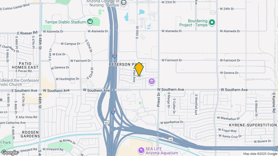 1526 W Huntington Dr Map and Location Details