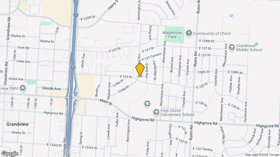 6700 E 129 St Map and Location Details