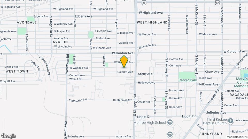 1115 Colquitt Ave Map and Location Details