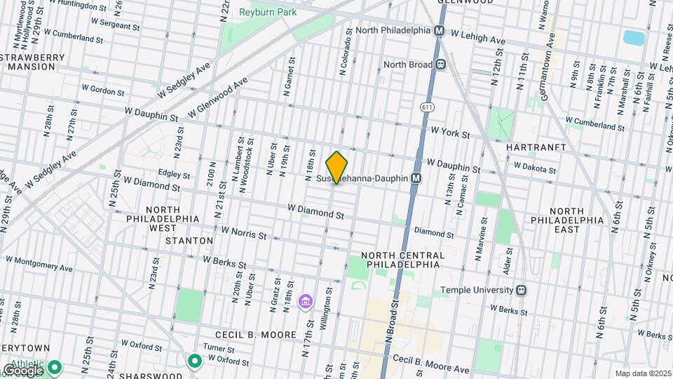 2129 N 17th St Map and Location Details