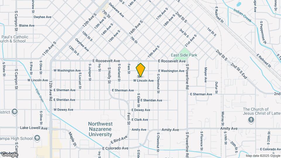 1004 E Lincoln Ave Map and Location Details