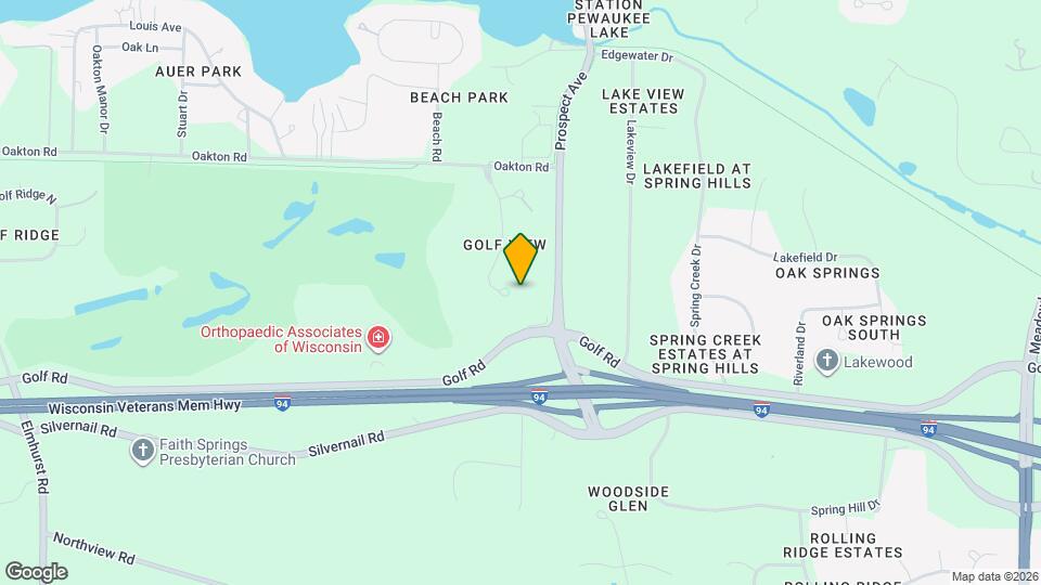 W280N1690 Golf View Dr Map and Location Details