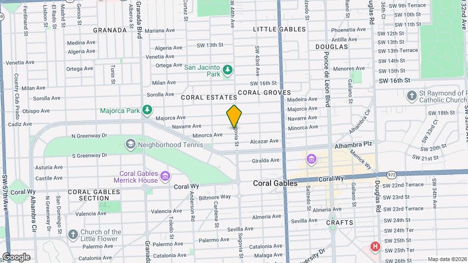 603 Minorca Ave Map and Location Details