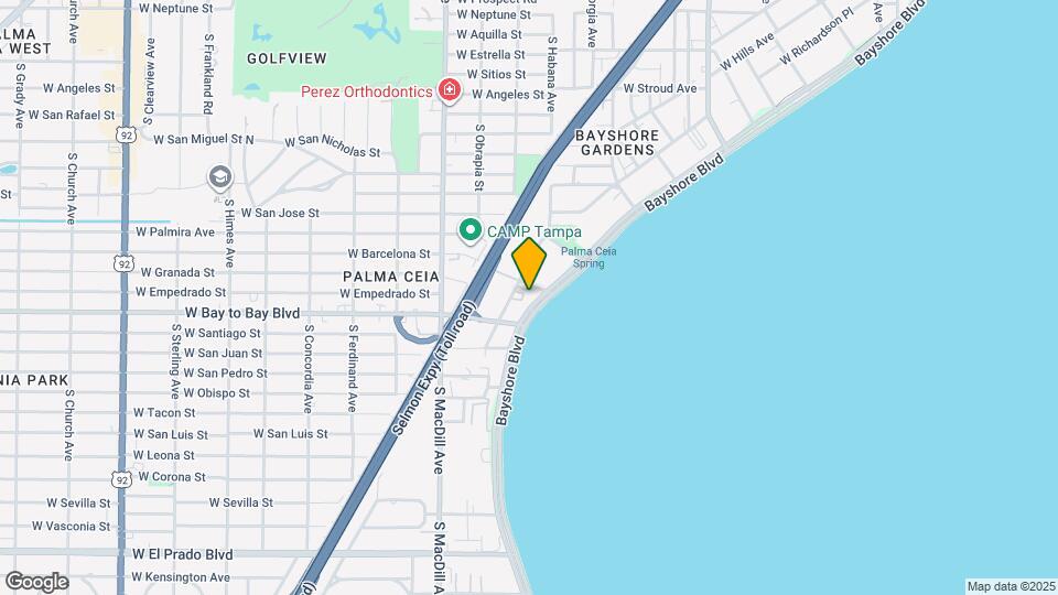 2809 Bayshore Blvd Map and Location Details