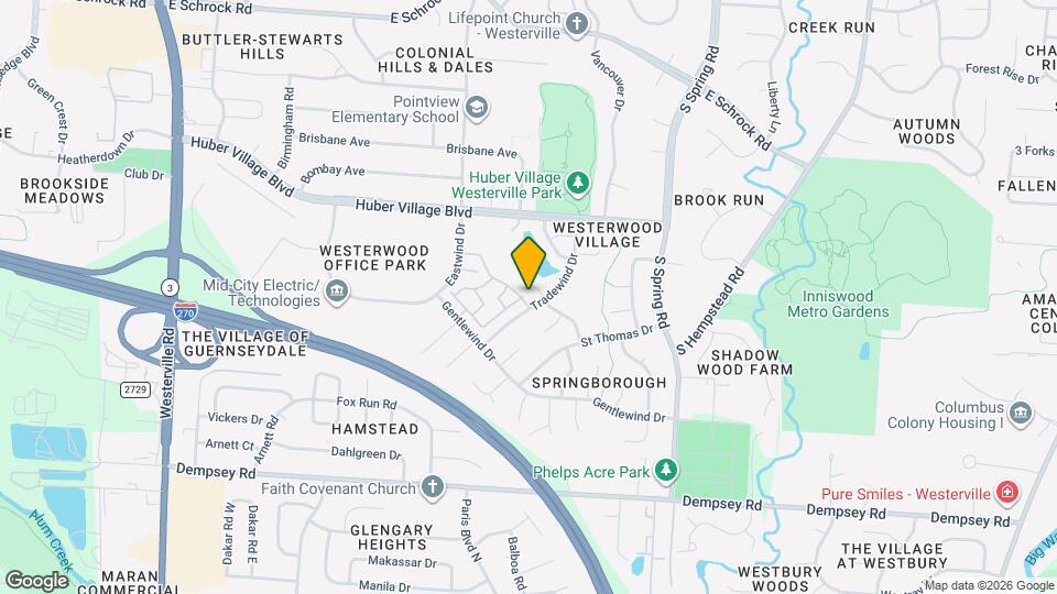 324 Cross Wind Dr, Unit D Mapa y Detalles de la Ubicación