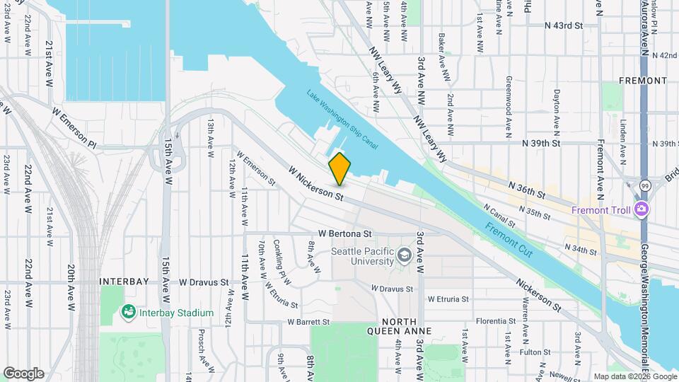 634 W Nickerson St, Unit A Map and Location Details