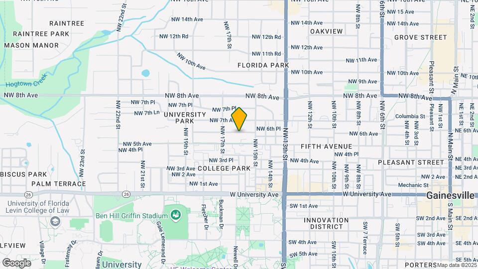 1601 NW 6th Ave Map and Location Details