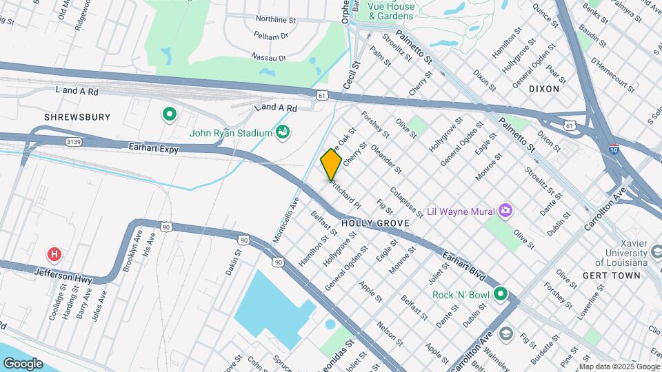 2825 Cherry St Map and Location Details