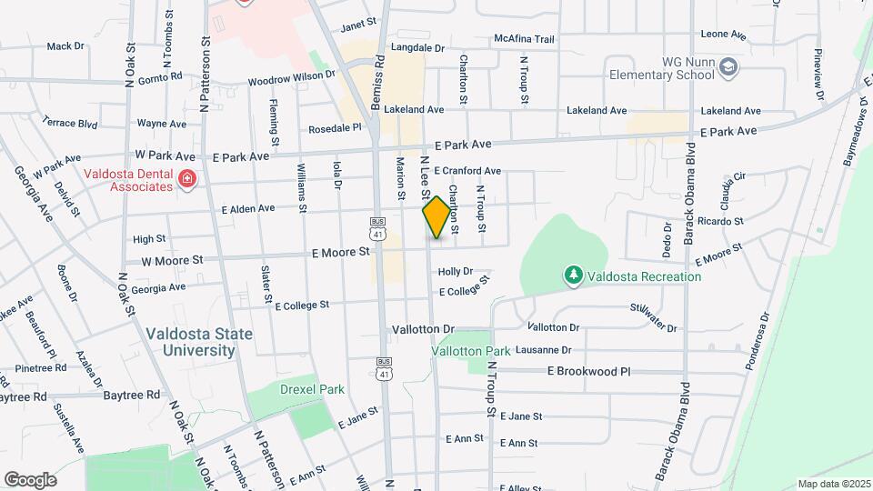 1701 N Lee St Mapa y Detalles de la Ubicación