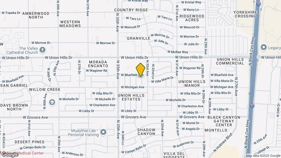 18232 N 33rd Dr Map and Location Details