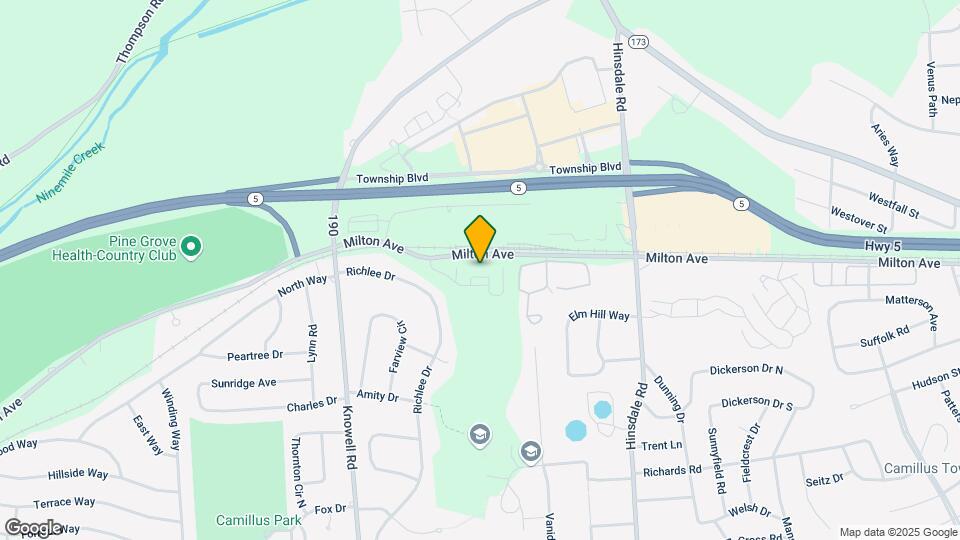 Camillus Pointe Senior Apartments Map and Location Details