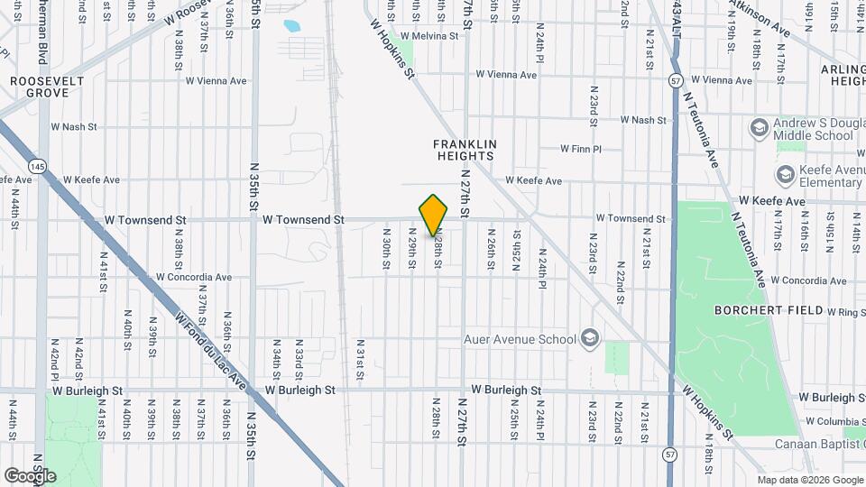 3355 N 28th St Map and Location Details