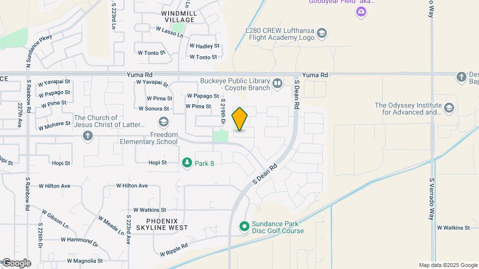 21868 W Mohave St Map and Location Details