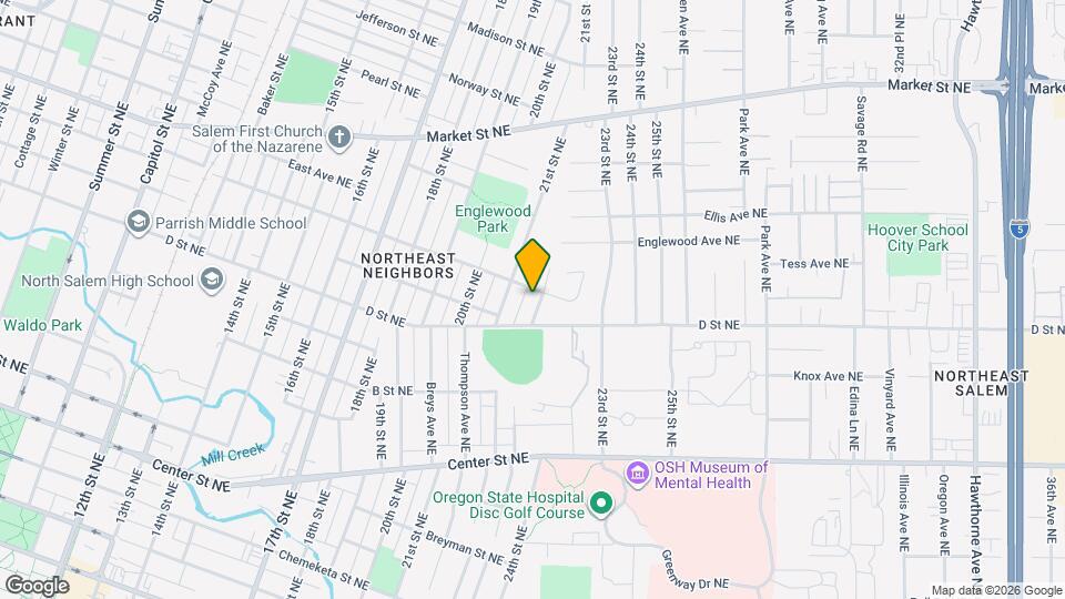 1065 22nd St NE Map and Location Details