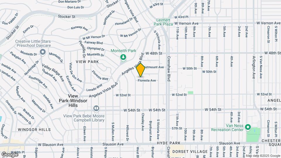 5023 Chesley Ave Map and Location Details