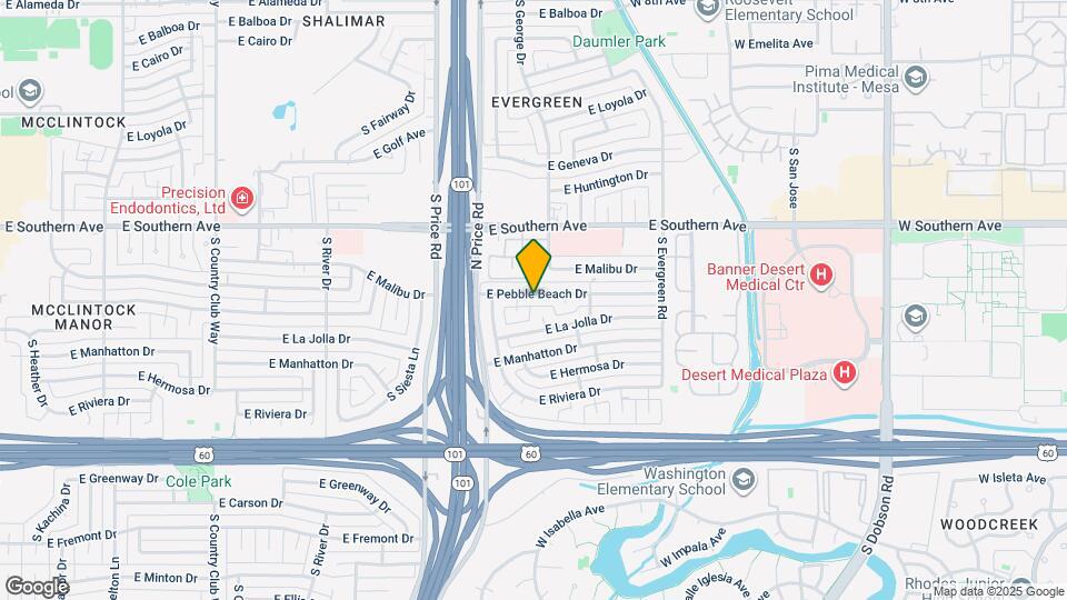 2351 E Pebble Beach Dr Map and Location Details