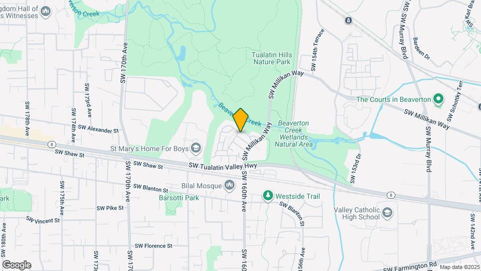 16000 SW Audubon St Map and Location Details