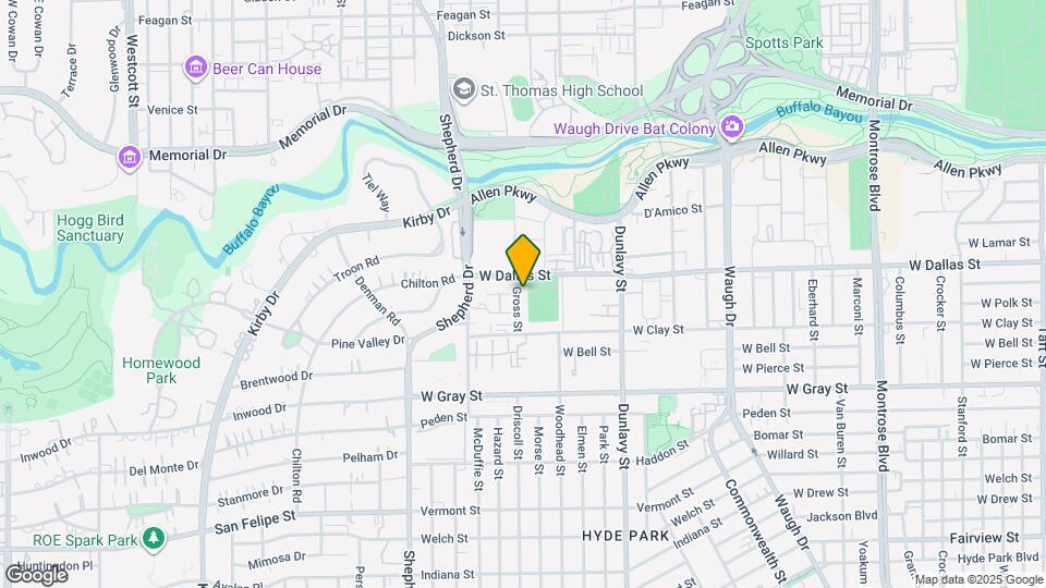 1027 Gross St Map and Location Details