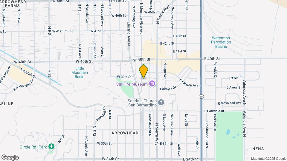 3903 Mountain View Ave Map and Location Details