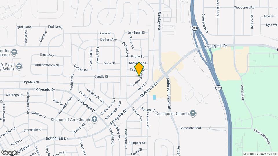 14183 Pomona Ave Map and Location Details