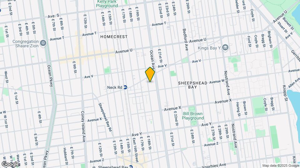2267 E 19th St Map and Location Details