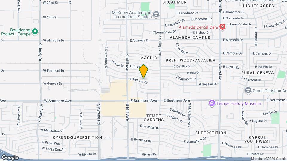 106 E Geneva Dr Map and Location Details