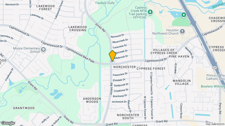 10820 Cypresswood Dr Map and Location Details