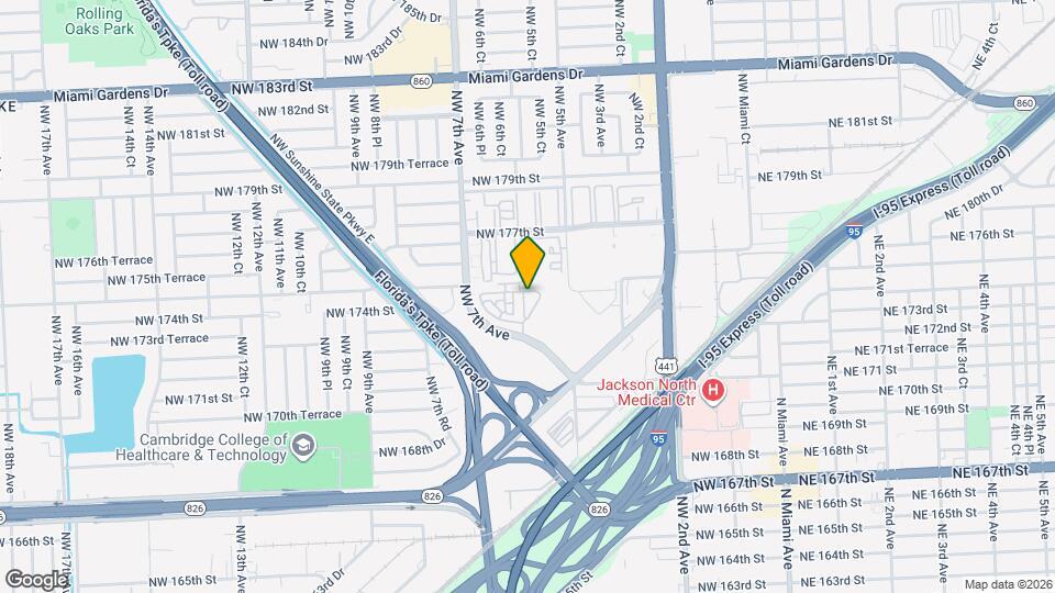 17343 NW 7th Ave Map and Location Details