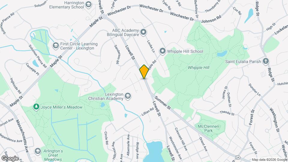 140 Lowell St Map and Location Details