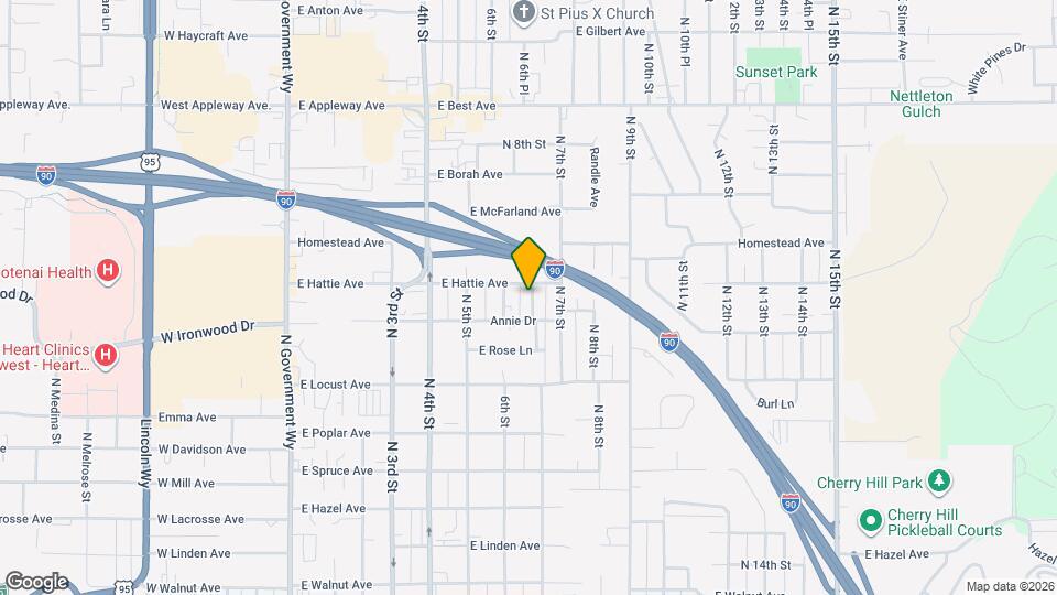 2019 N 6th Pl Map and Location Details