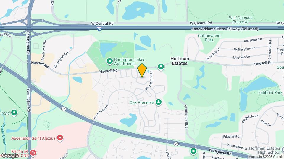 1987 Franklin Pl Map and Location Details